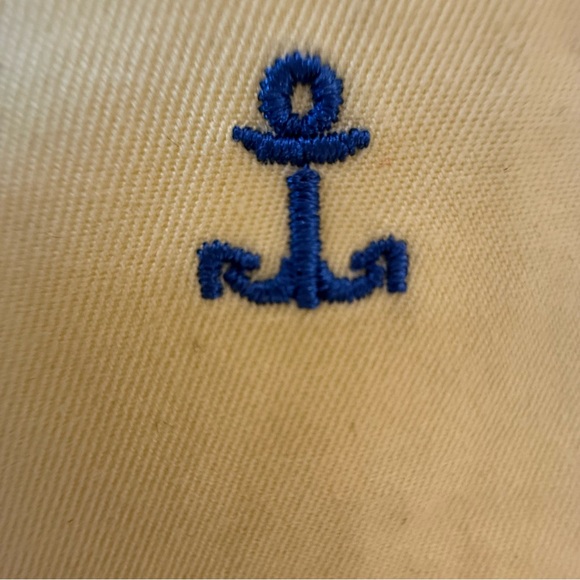 Lilly Pulitzer Yellow Nautical Embroidered Chino Skirt Size 12 - Picture 5 of 11